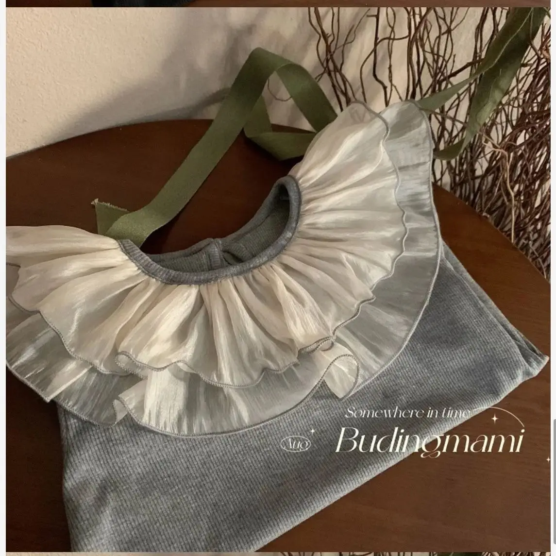 Baby Girls\' Top Autumn/Winter Children\'s Bottom Shirt New Fashionable Sweet Lace Collar Long Sleeve Pure Cotton T-shirt