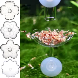 Aquarium Feeding Tray Clear Fish Shrimp Food Feeder Tube Dish Shrimp Bowl Feeding Ring Fish Tank Decoration Accessories