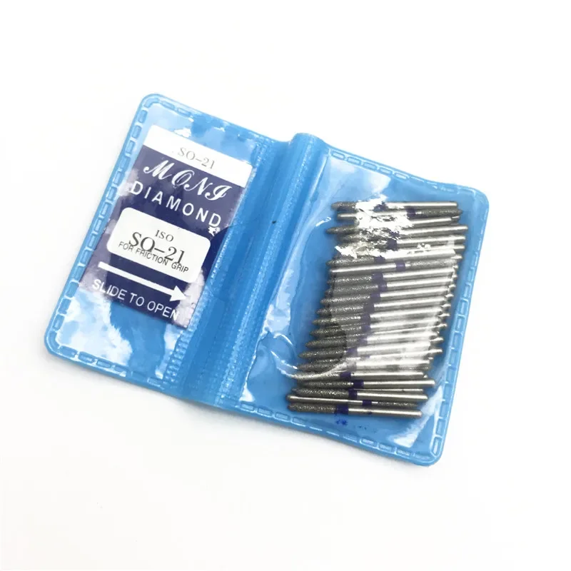 

Dental Diamond FG High Speed Burs for Polishing Smoothing SO SERIES Dental Burs 50pcs/Bag