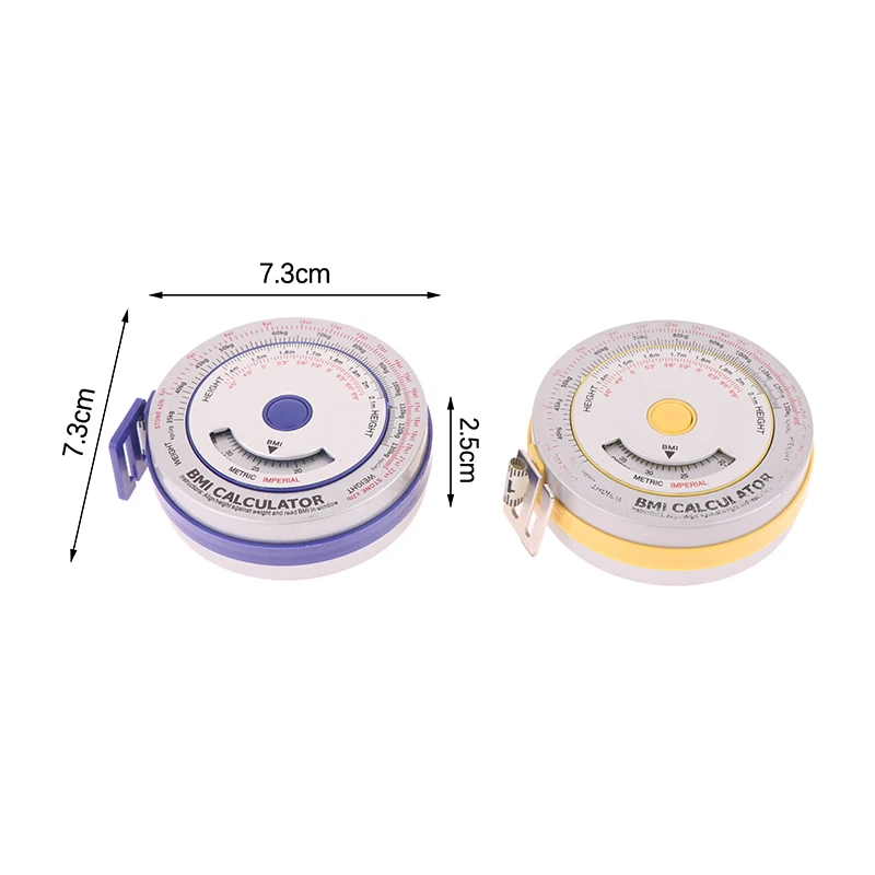 BMI Calculator Automatic Telescopic Tape Measure Body Measuring Tape Centimeter Sewing Ruler Tools Weight Loss Tape Measurement
