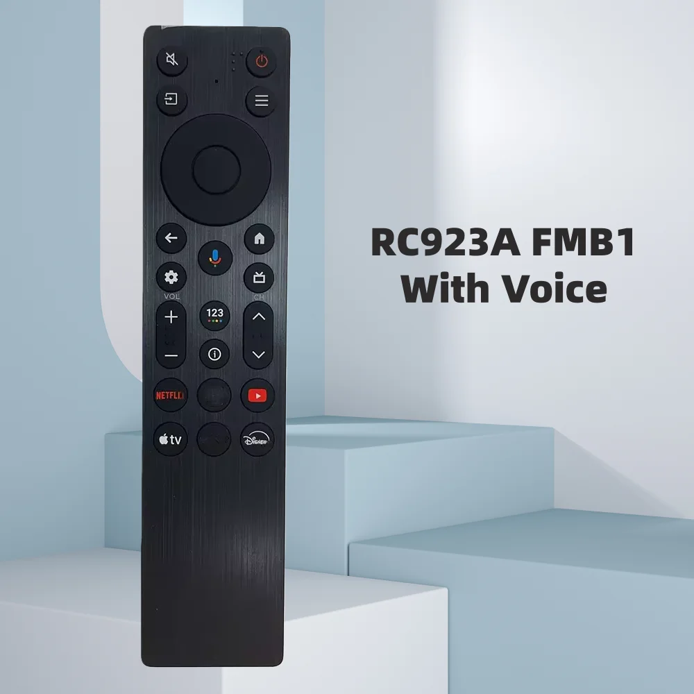 RC923A FMB1 nuevo reemplazo de Control remoto por voz para TCL Smart OLED TV 98QM6K 75QM6K 85QM6K 55/65/75 controlador de la serie C755
