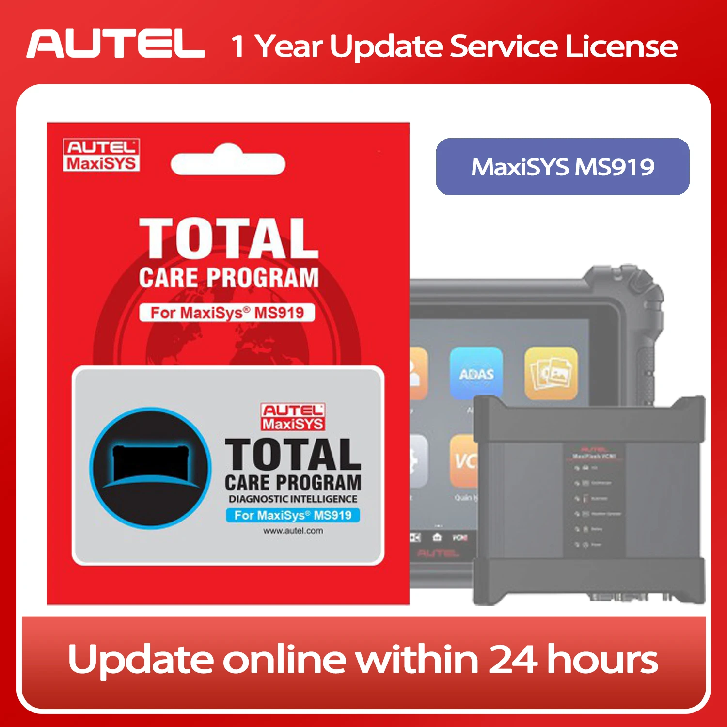 Autel Maxisys MS919 One Year Software Update (Total Care Program) Annual Subscription Software Upgrade