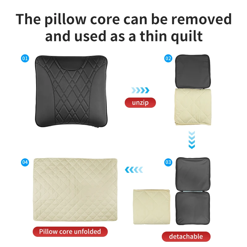 

Для Geely Azkarra Emgrand X7 Sport Riddara RD6 LYNK & CO Zeekr легкая и дышащая съемная подушка с тонким одеялом в одном