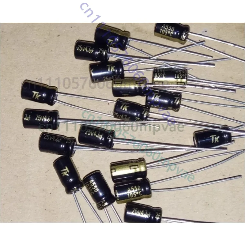 

30 шт. оригинальных японских электролитических конденсаторов TK TOSHIN 25V 4.7UF Gold Audio 4X7