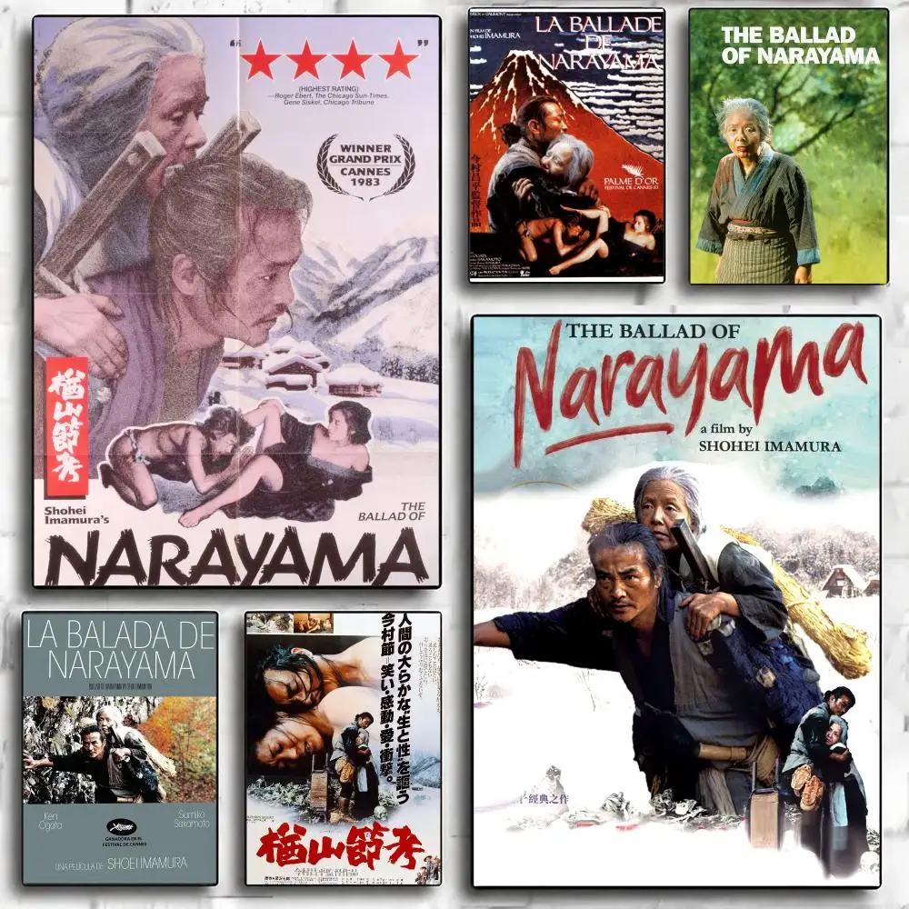 classic movie T-The Ballad of Narayama-A Poster Minimalist Wall Sticker for Cafe Office Bar Home Decor and Gift