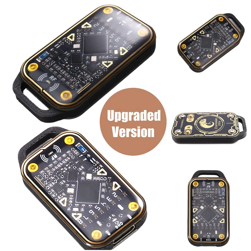 B27b camaleão ultra nfc leitor de chip inteligente id cartão ic decodificação + 5x cuid chaveiro rfid emulador de cartão inteligente 125k 13.56m duplicador