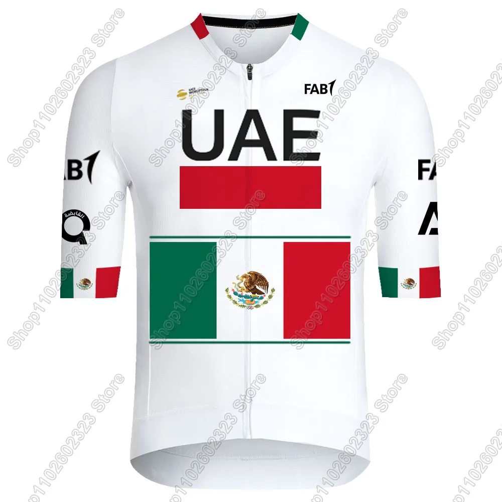 المكسيك الإمارات العربية المتحدة فريق 2026 الدراجات جيرسي مجموعة الصيف الرجال دراجة الملابس الطريق دراجة قمصان دعوى دراجة مريلة السراويل الجبلية Ropa مايوه