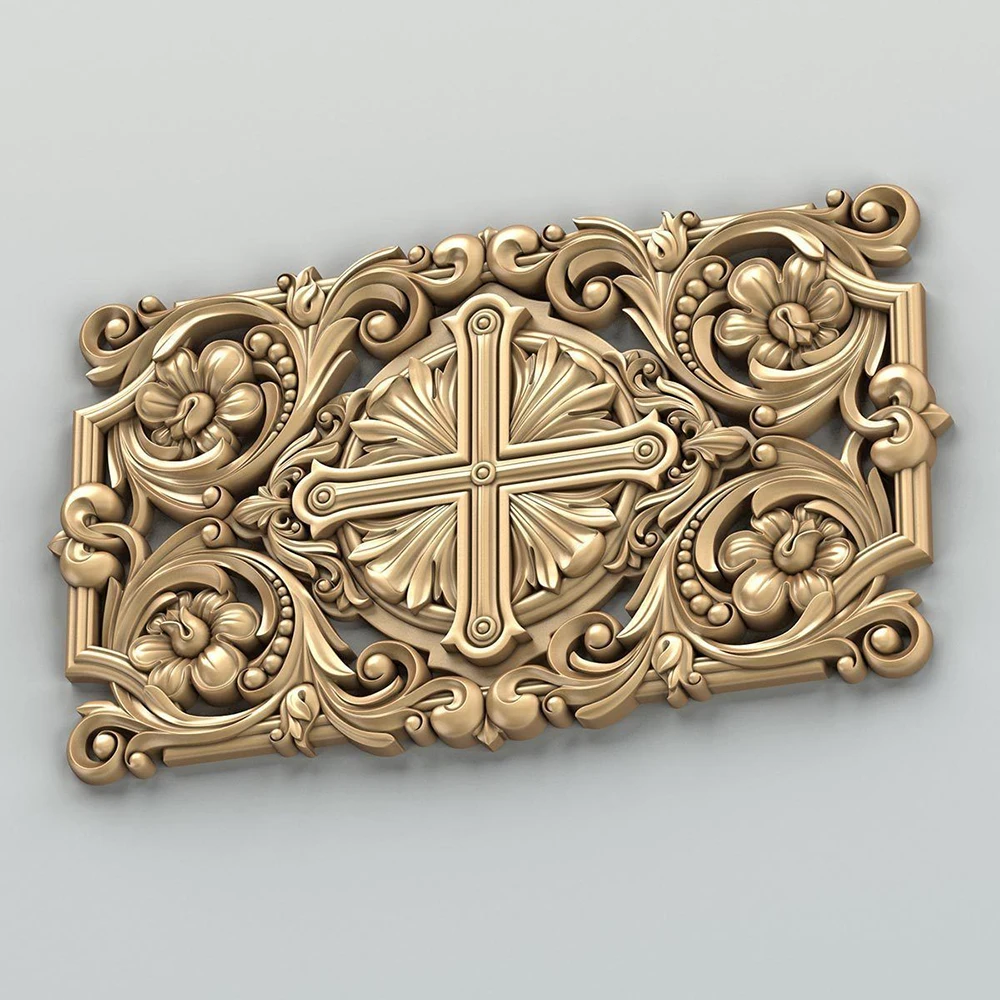 Groothandel uitgesneden fineer decoratieve paneelstickeraccessoires