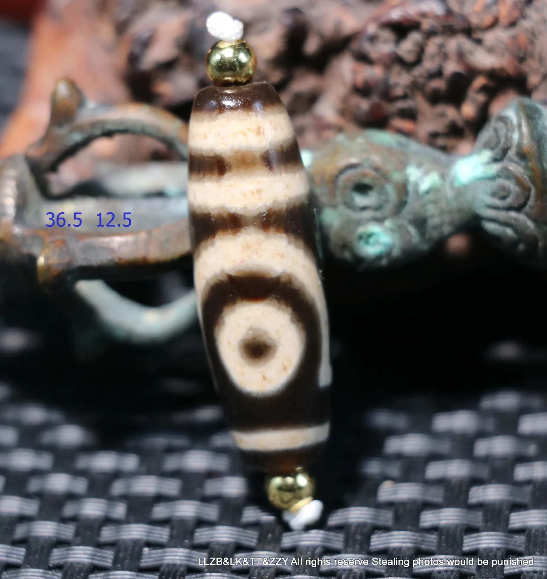 

WOJIACHANPINZUITEBIE Энергетический тибетский старый агат Ruyi 2-глазый бусина дзи подходит для изготовления браслета-амулета-талисмана RT UPD221224A1