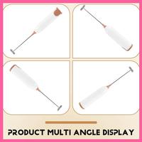 HOT-Electric Milk Frother Kitchen Drink Foamer Whisk Coffee Cappuccino Creamer Whisk Frothy Blend Whisker Egg Beater