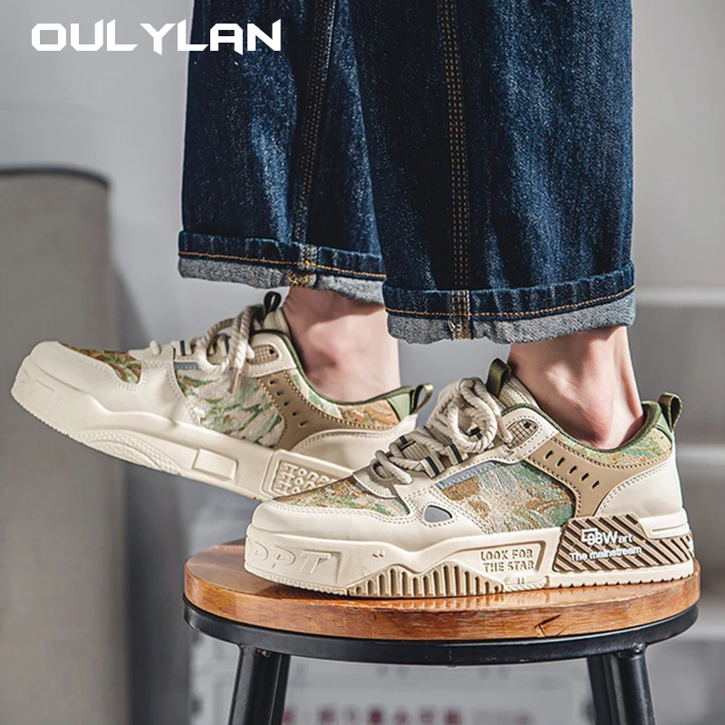 

Fashion Sneaker Men Comfortable Breathable Versatile Non-slip Abrasion Resistant Soft Thick Sole Outdoor Casual Sport Shoes