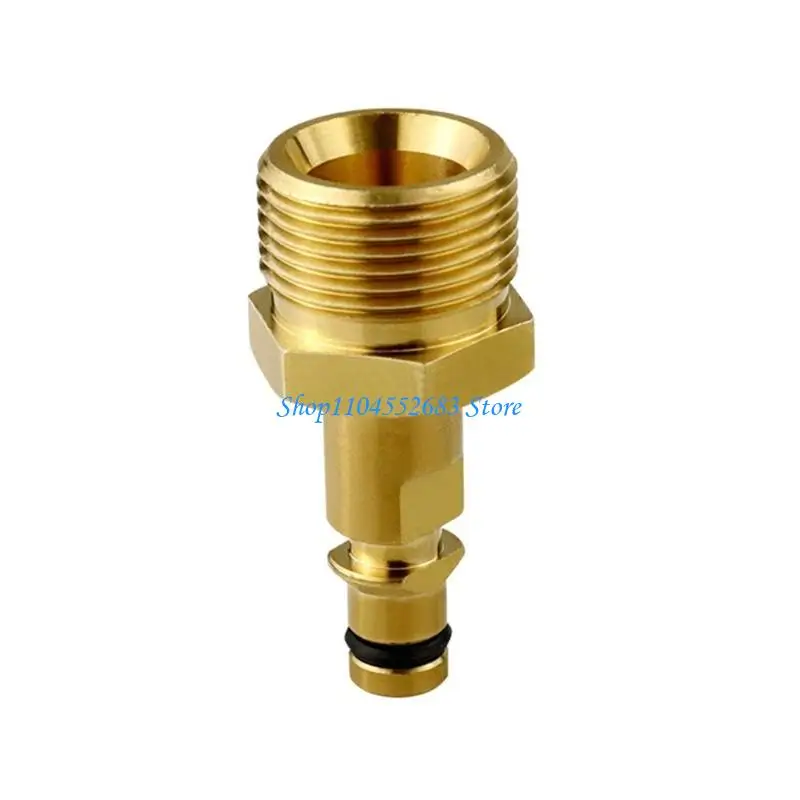 

Y6GD Brass Washer Hose Connectors for Highly Pressure Washers, Enhances Sealing, Quickly Fittings Adapter