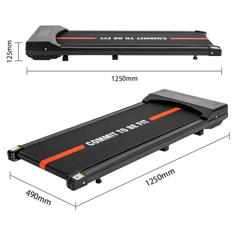 Fitness Compact Mini Small Flat Walking Pad Treadmill Cheap for Home and Office Electric Steel Digital LED Screen Zhejiang Print