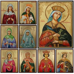 St Catherine of the Wheel St Catherine of Alexandria Orthodox Wall Pictures For Church Poster Wall Art Canvas Painting Unframed