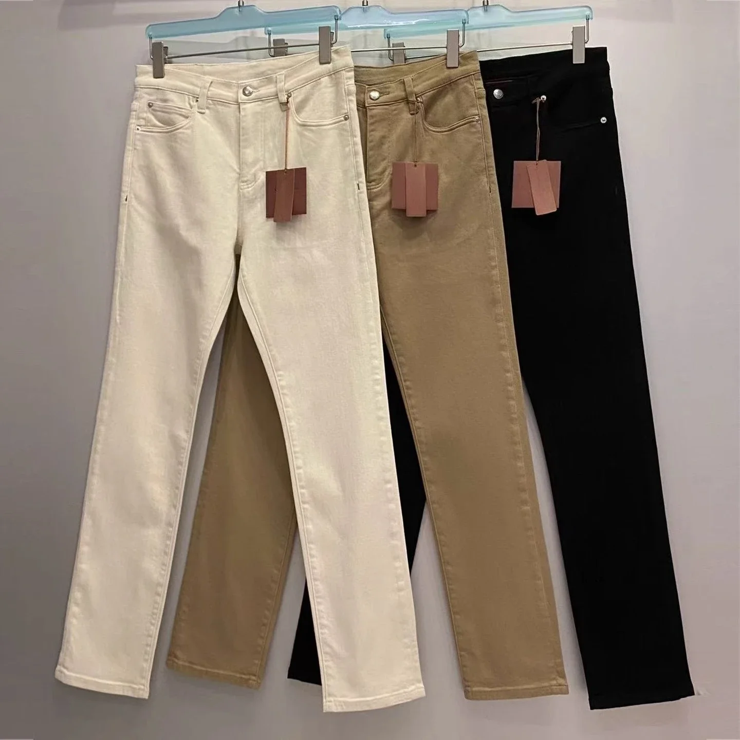 

Italy LP 25aw Pocket Embroidery Slim Fit Men's Jeans