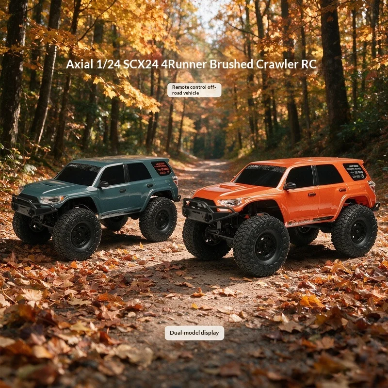 Axial SCX24 1/24 Scale Brushed RC Rock Crawler RTR Realistic Mini Off Road Vehicle All Terrain Desktop Collectible Hobby Toy