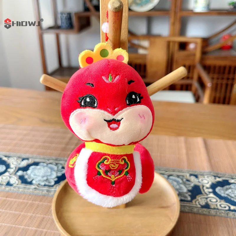 2025 Chinese Zodiac Plush Toy Snake Year Mascot Stuffed Pendant Spring Festival Hanging Decoration New Years Gifts