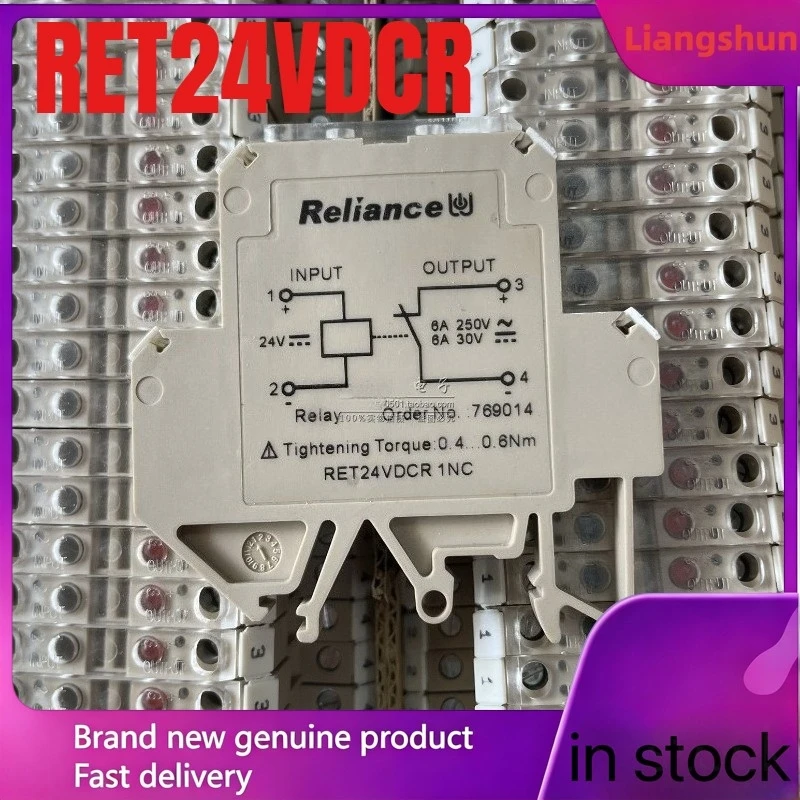 New 5pcs/lot  RET24VDCR 1NC 769014 Normally closed terminal relay