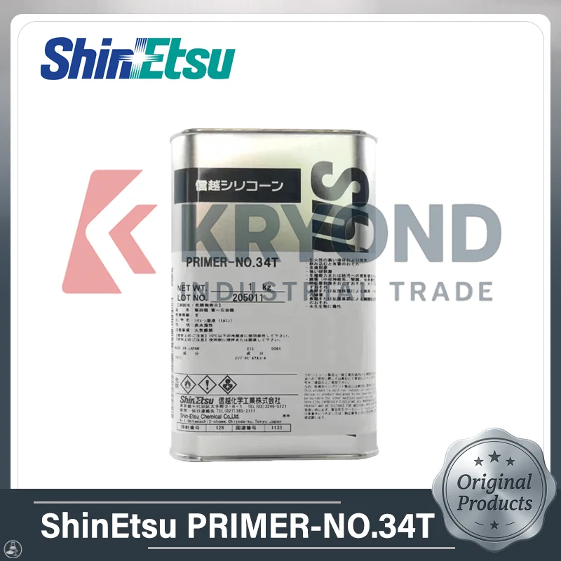 ShinEtsu PRIMER-NO.34T Silicone Primer for Enhanced Adhesion in Bonding and Sealing Applications with RTV Silicone