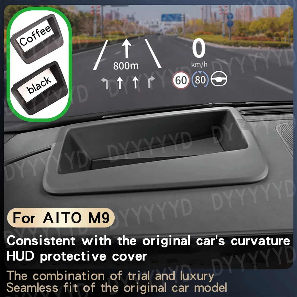 

For Aito M9 2024 HUD Head Up Display Windshield Speed Projector GPS Digital Speedometer Car-Styling Interior Parts Accessories