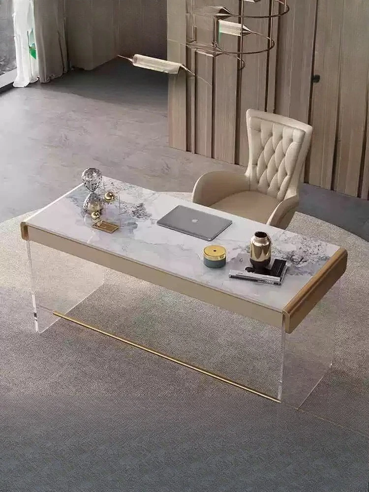 PYJ Italian minimalist slate desk modern simple light luxury style home computer desk