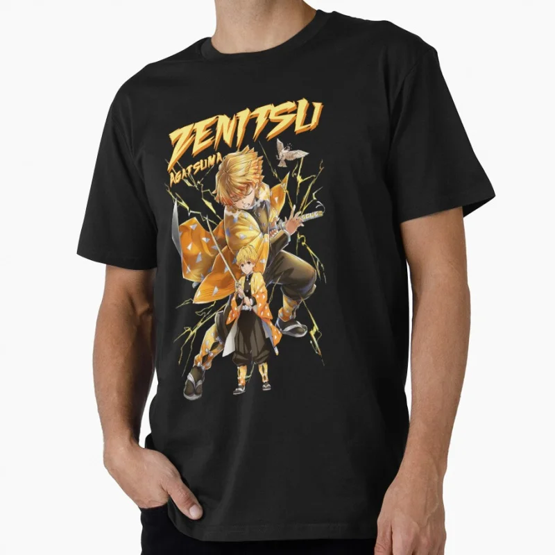 

Manga Demon Slayer Kimetsu no Yaiba Anime t shirt for fans Large size Tops 100% cotton Clothes Birthday Gift