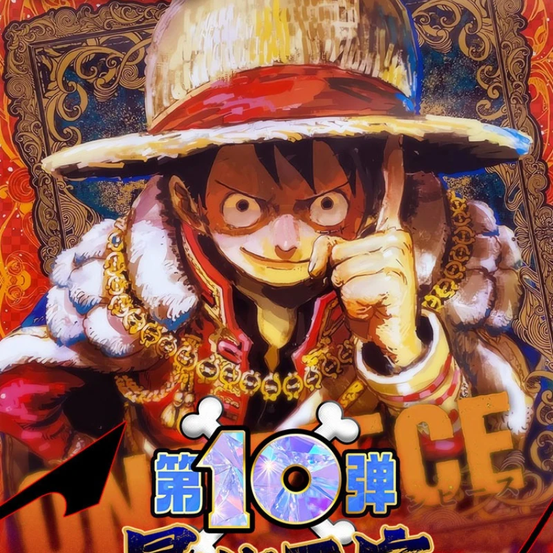 Official Authentic One Piece Episode 10 Exquisite Character Commemorative Classic Anime Character Collection Card
