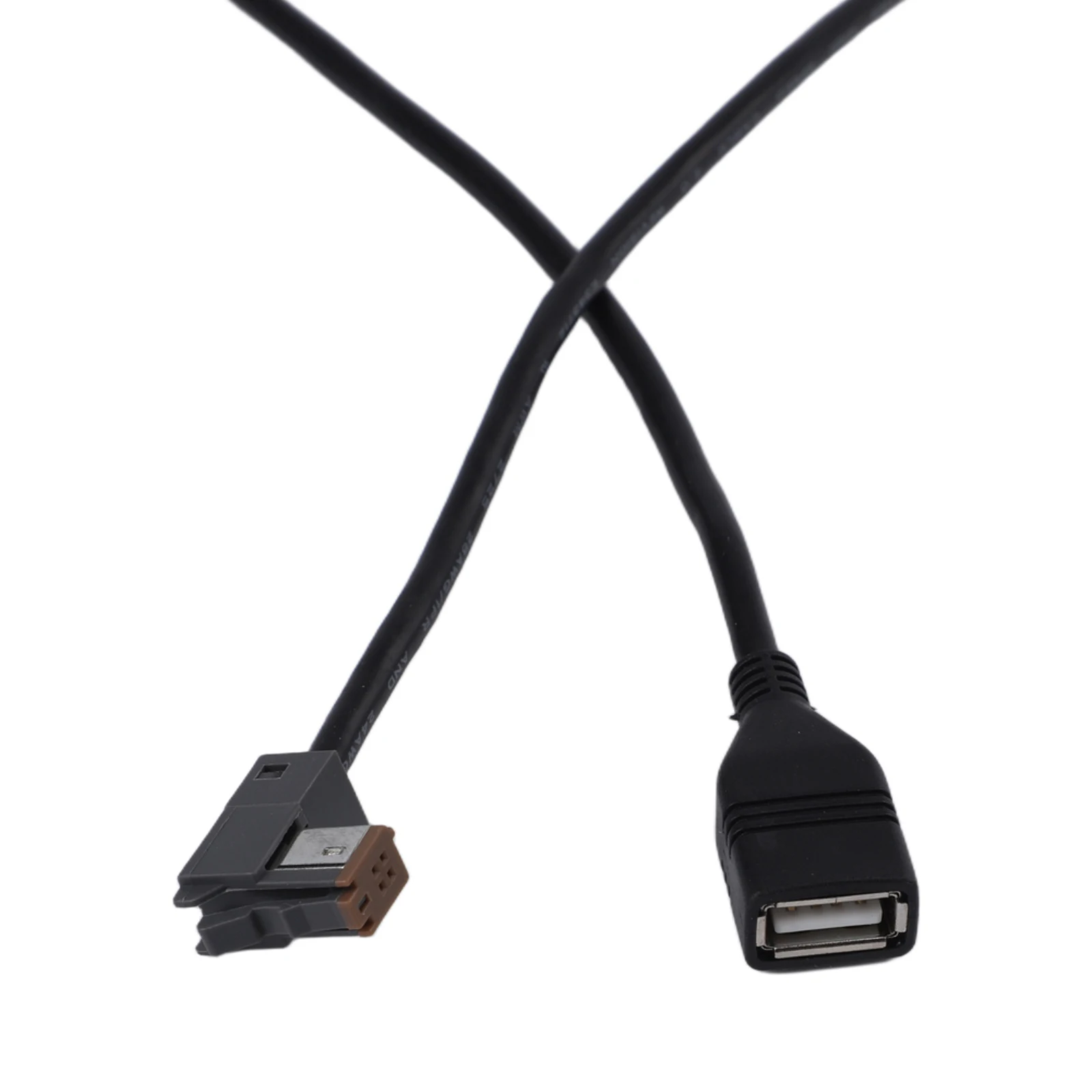 Practical Car Audio Adapter 4-pin Connector 4-Pin USB Connector 100CM Car Radio USB Cable Made Of ABS Material