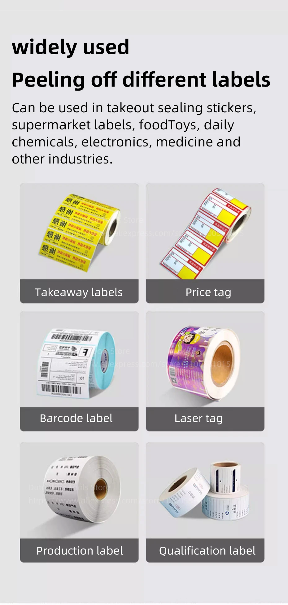 Auto Label Dispenser Device Fully Automatic Label Stripping Machine Label Printer Dispenser Sticker Separating Machine