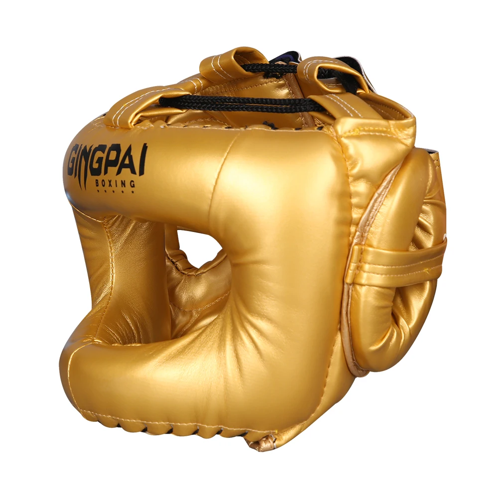 Professioneller Erwachsener Männer Frauen Kickboxen Sanda MMA Helm Vollständiger Schutz zum Schutz der Nase Kostenloser Kampfstrahl Vollgesichts-Kopfausrüstung – Detail 7