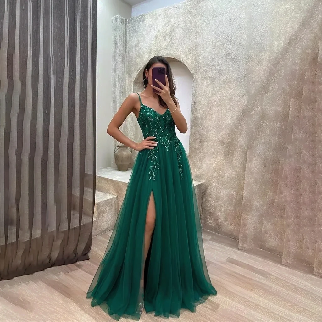 vestido-de-noche-verde-oscuro-sexy-con-lentejuelas-y-apliques-escote-en-v-tirantes-finos-espalda-descubierta-abertura-lateral-largo-hasta-el-suelo-para-fiesta-de-gala