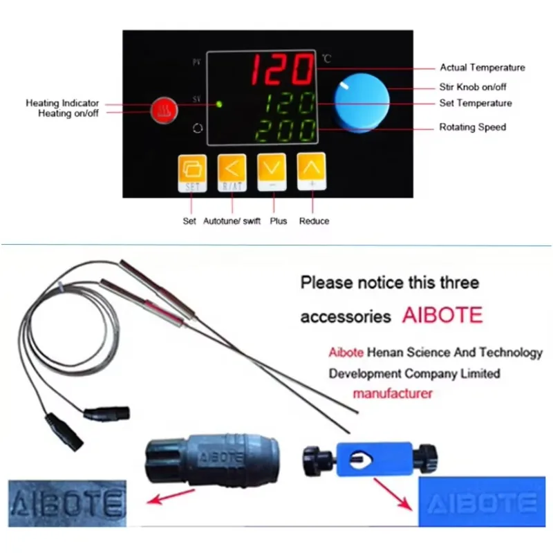 2L 5L 10L Laboratory Hotplate Thermostatic Digital Magnetic Stirrer