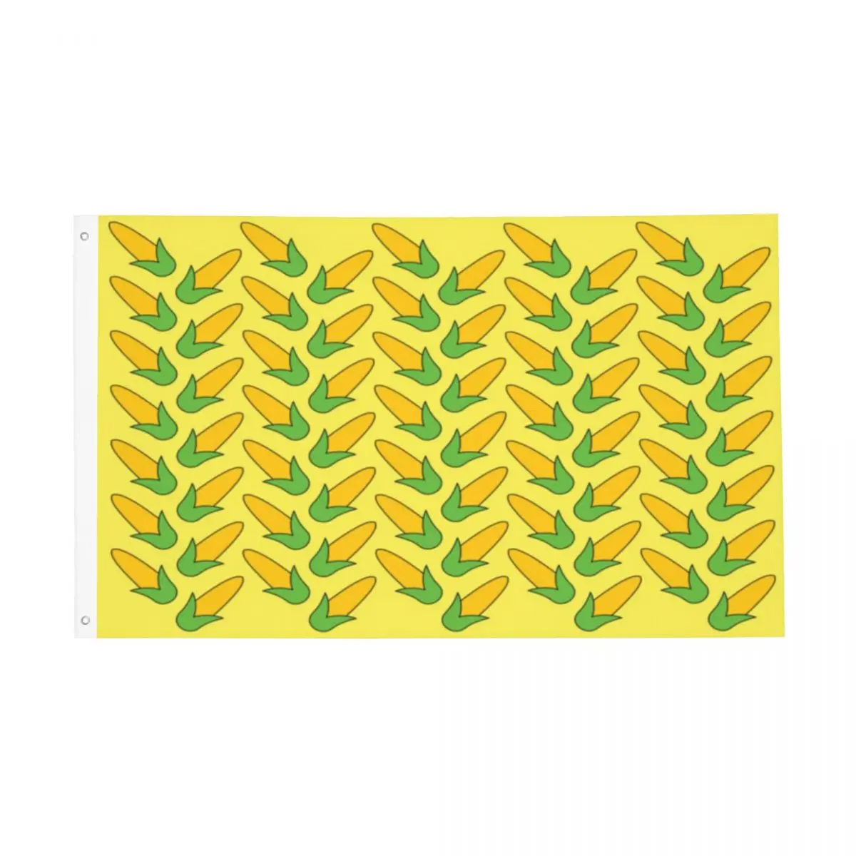 

Corn Curtains Flag Decor 3x5FTModern Indoor Vibrant Colors Lightweight Delicate