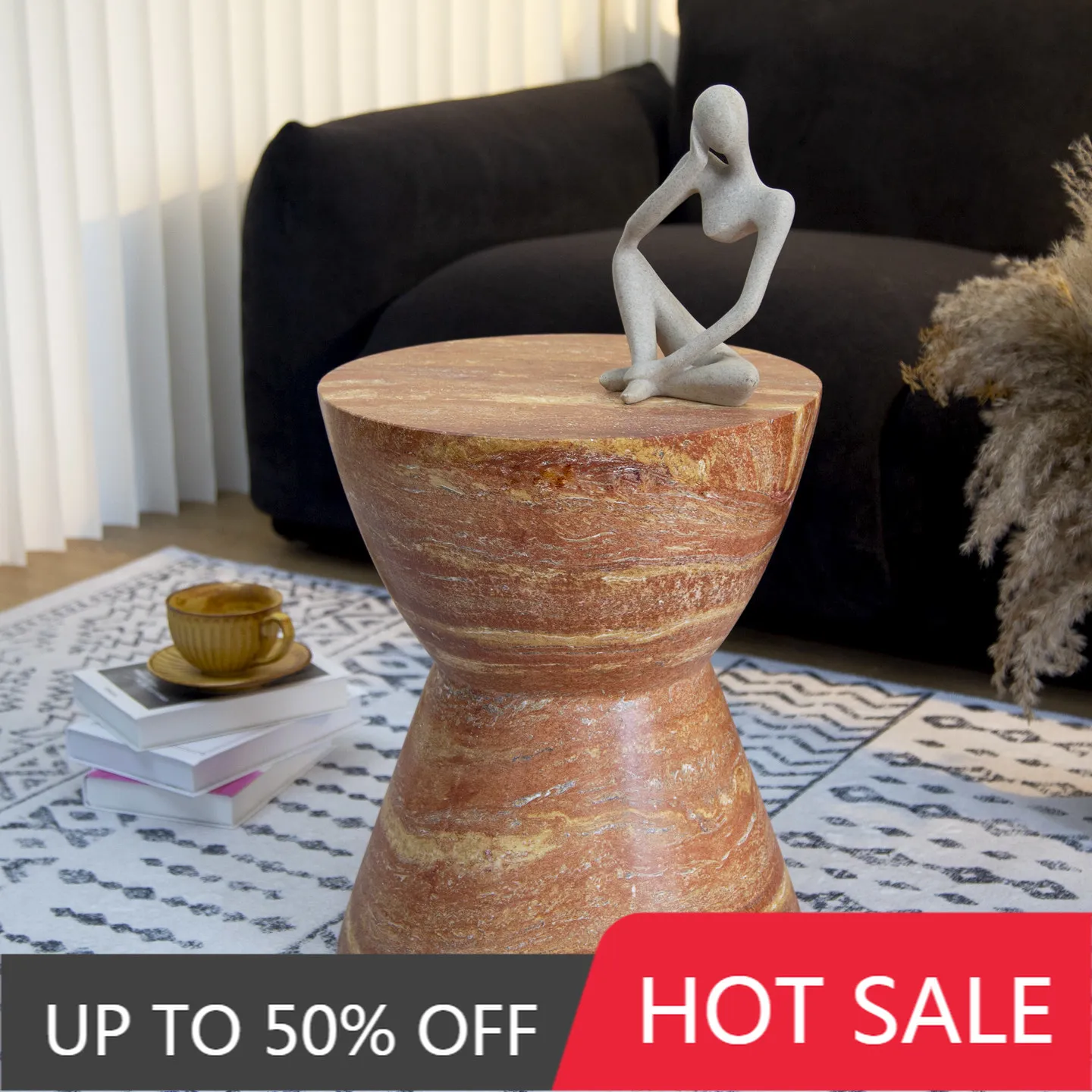 Simple And Modern Coffee Table Living Room Sofa Leisure Side Table Creative Cafe Small Round Tables Bedroom Bed Side Tables