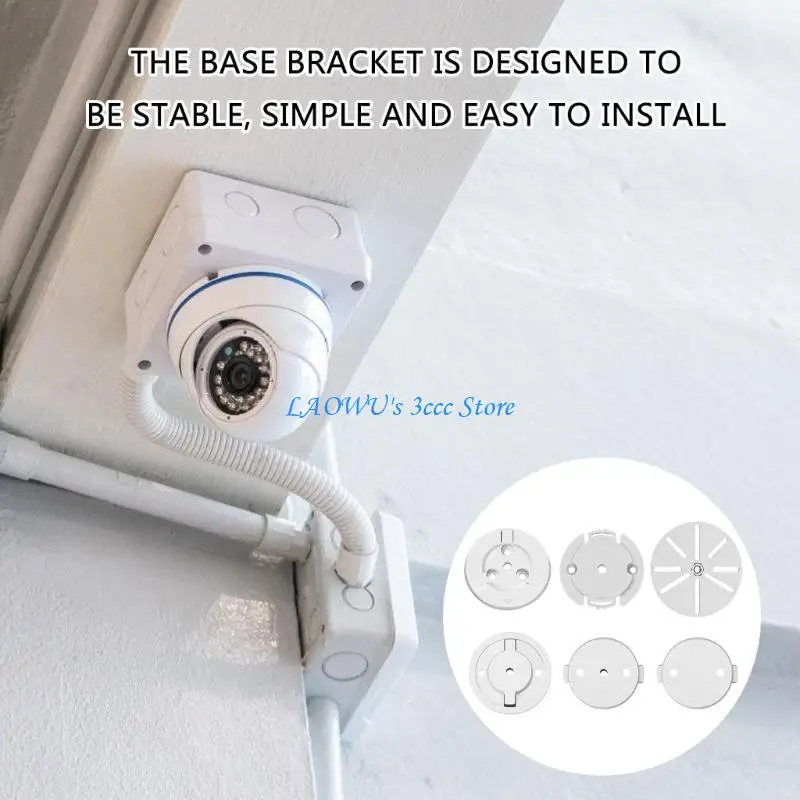 Y8AD Betrouwbaarheid Home Camera Base, Simple Setups Surveillances Brackets Base