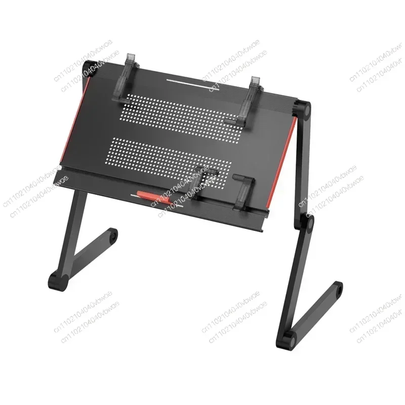 

Lazy Lying Rack Aluminum Alloy Folding Laptop Desk Mini Adjustable Table Multi Angle Notebook Holder Bed Sofa Useful Comfortable