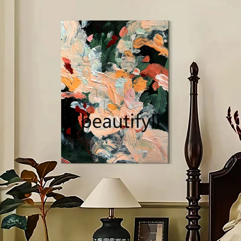 

D96 Home hand-painted oil painting "concave and convex feeling living room entrance hanging painting texture decorative painting