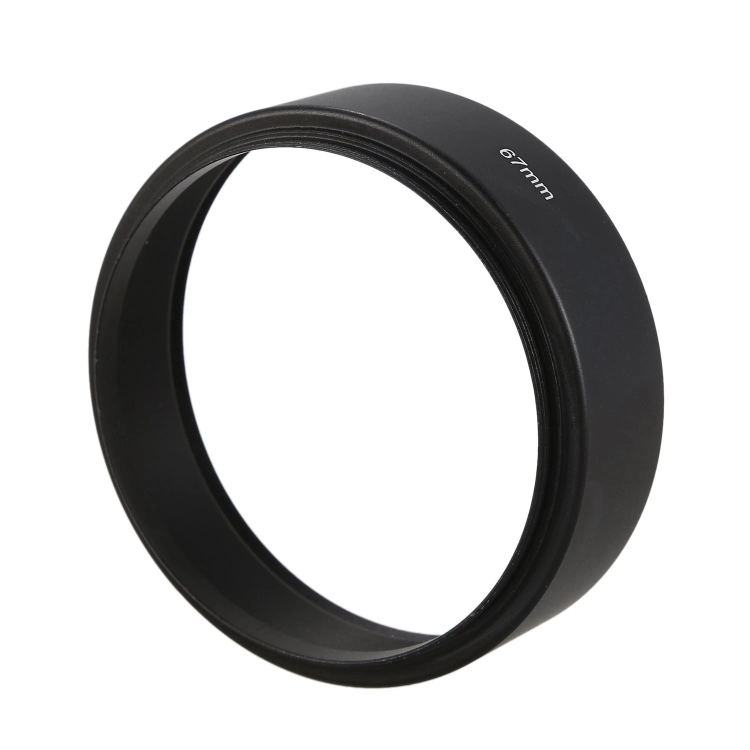 A92Z 2 Pcs Mount Standard Metal Lens Hood For Canon Nikon Pentax Sony Olympus, 67Mm & 58Mm