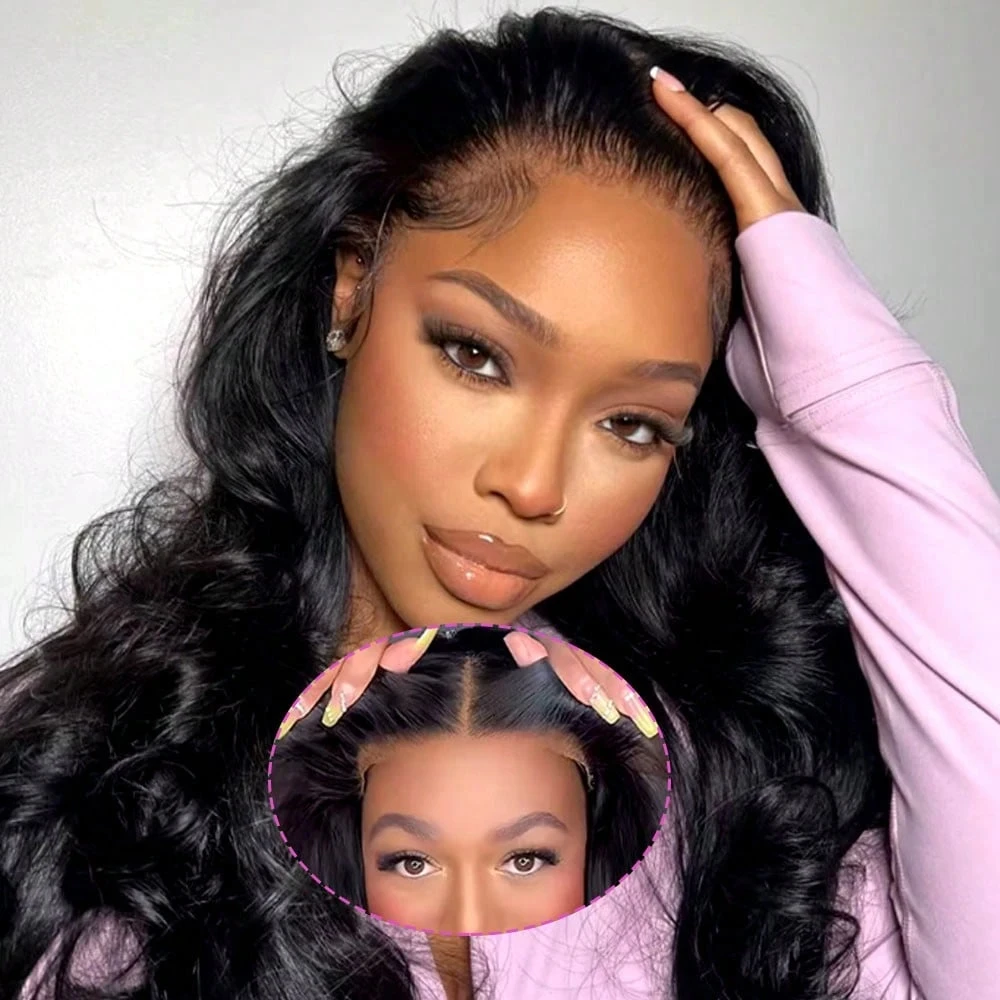 200% 0 الكثافة الجسم موجة الدانتيل الجبهة الباروكات 13x4 13x6 الدانتيل الشفاف إغلاق شعر مستعار 5x5 غلوليس شعر مستعار شعر الإنسان الدانتيل الباروكات الأمامية #1