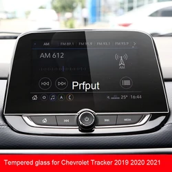 Car GPS navigation film LCD screen Tempered glass protective film Anti-scratch Film for Chevrolet Tracker 2019 2020 2021