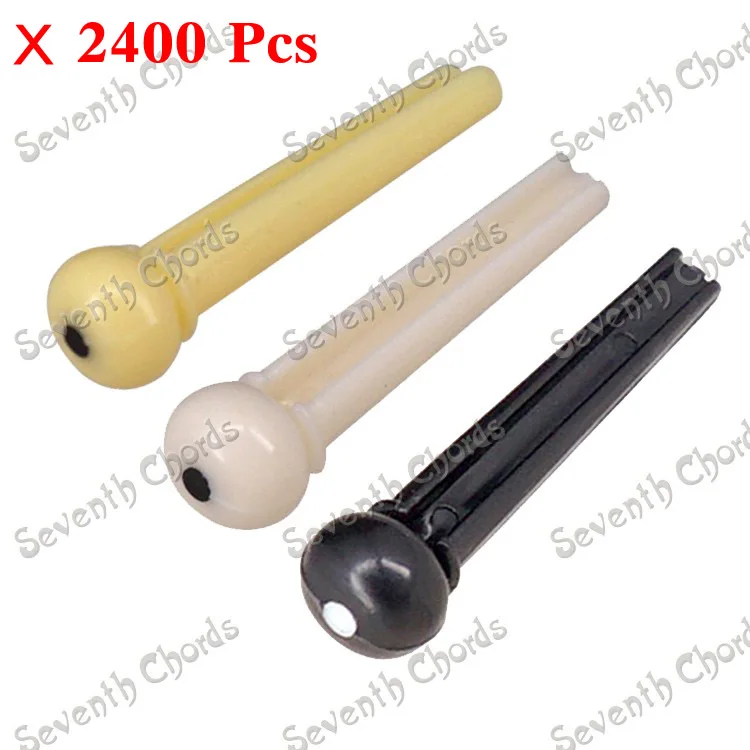 

2400 Pcs/Pack Plastic Folk Acoustic Guitar Guitar Bridge Pins / Acoustic guitar pressure locking string Nails Pins