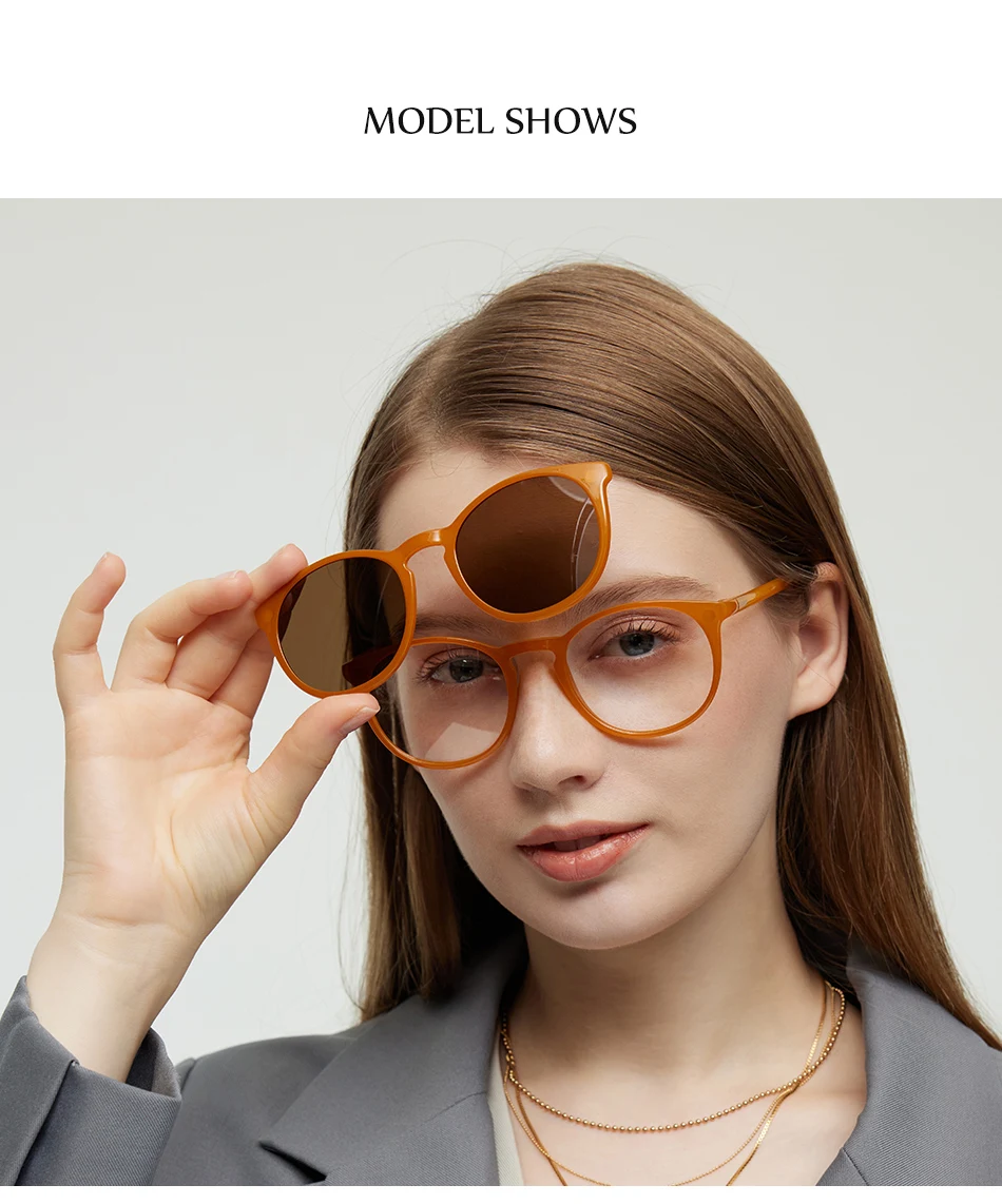 RS010 Benutzerdefinierte Männer Frauen Polarisierte Optische Magnetische Sonnenbrille Clip Magnet Clip auf Sonnenbrille Polaroid Clip auf Sonnenbrille – Detail 6