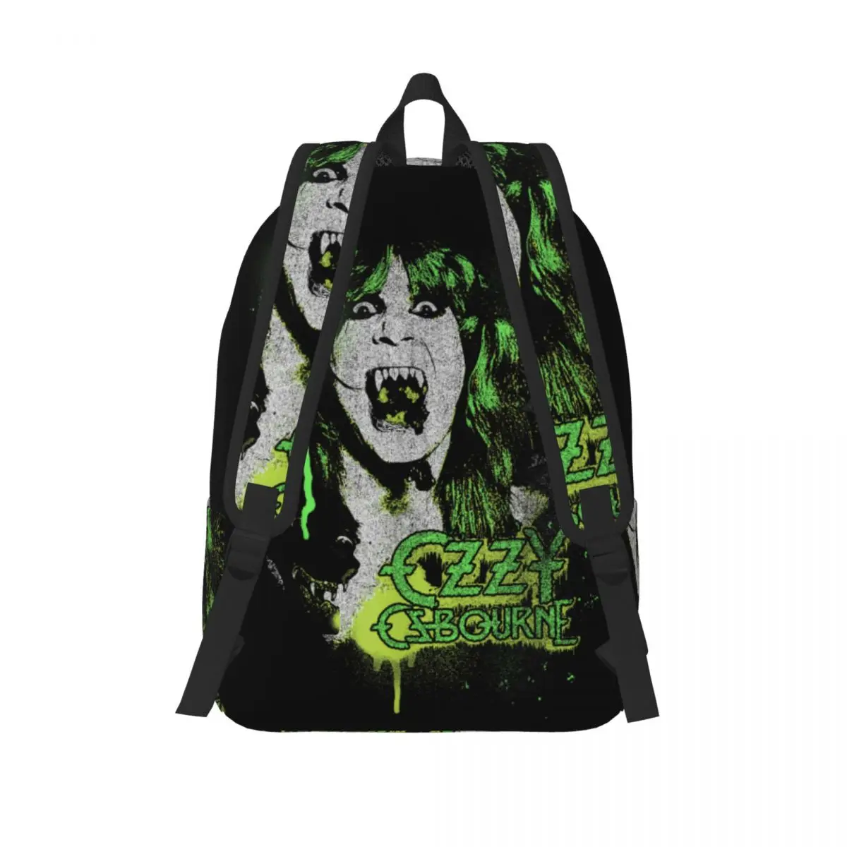Heavy Metal Rock Ozzy Osbourne Speak Vintage Spray mochila mochilas universitarias chica ropa de calle mochilas escolares diseño mochila grande