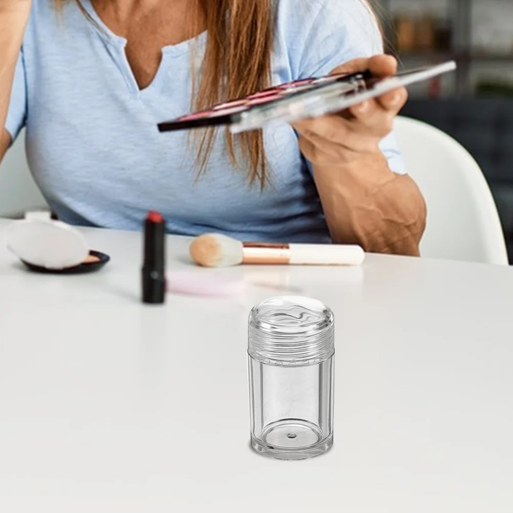 6개입 루즈 파우더 용기 플립 뚜껑 오픈형 파우더 컨테이너 리필 가능한 병 DIY 메이크업 파운데이션 히트 파우더 글리터용