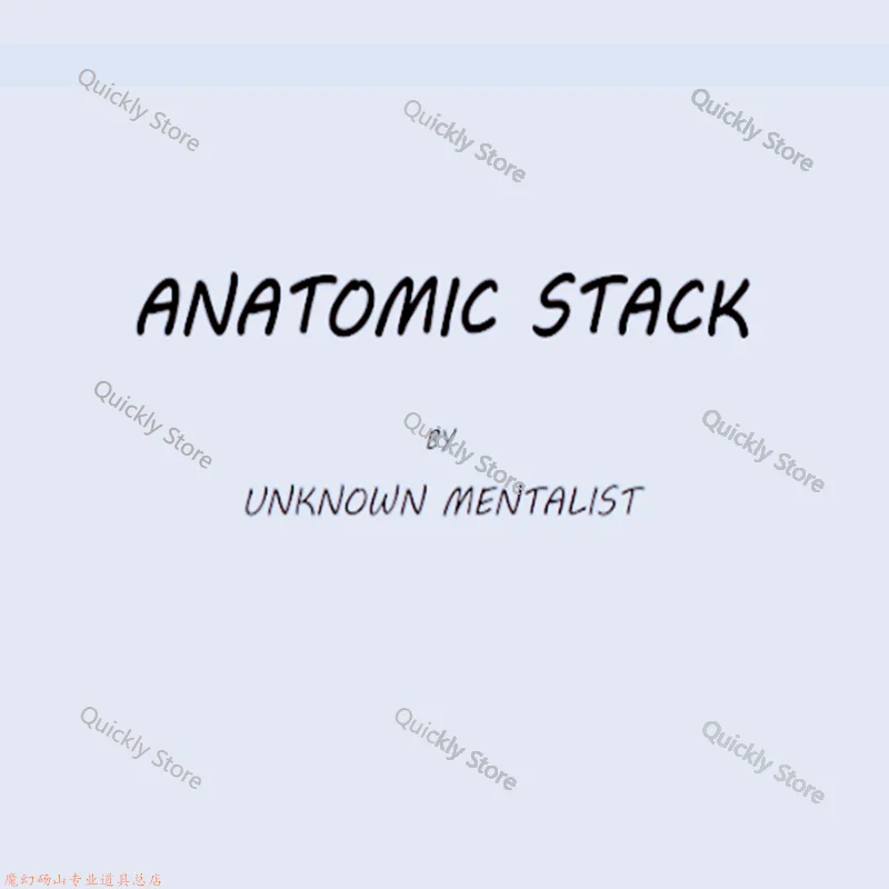 2025 Anatomic Stack 2 by Unknown Mentalist - Magic tricks (Instant Download)