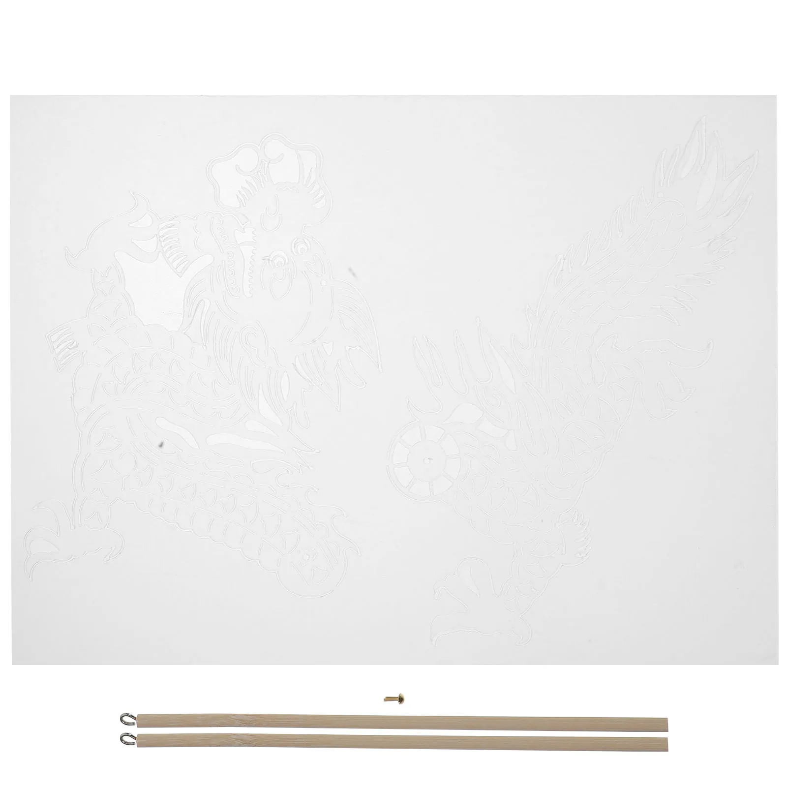 Marionnette d'ombre de Dragon traditionnelle chinoise, bricolage artisanal, décoration artistique culturelle pour la célébration du nouvel an, spectacle du Festival