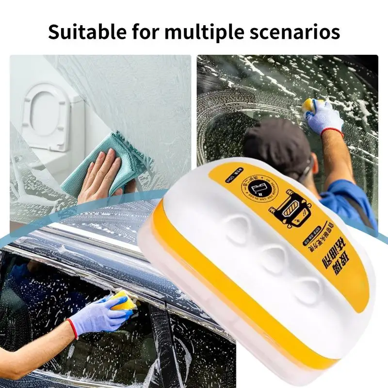 Auto Glass Oil Film Remover Coating Front Glass Windshield Strong Oil Film Remover Fuzzy Windshield Water Marks Cleaner