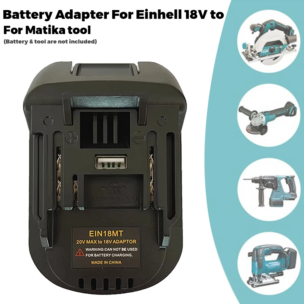 

Battery Adapter for Einhell 18V Li-ion Battery Converter to for Makita 18V Lithium Battery Power Tools for Makita 18V Tool