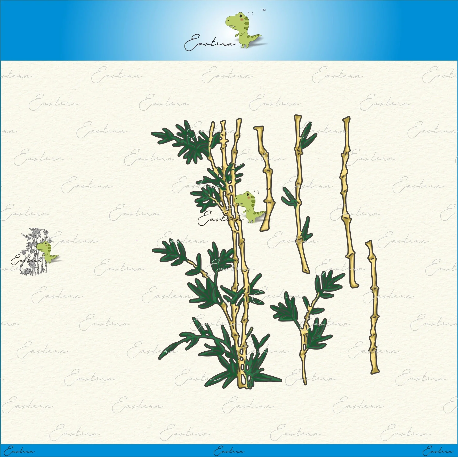 Bamboo Beauty metal cutting dies 2022 new diy molds Scrapbooking Paper Making die cuts crafts Printed Sheet