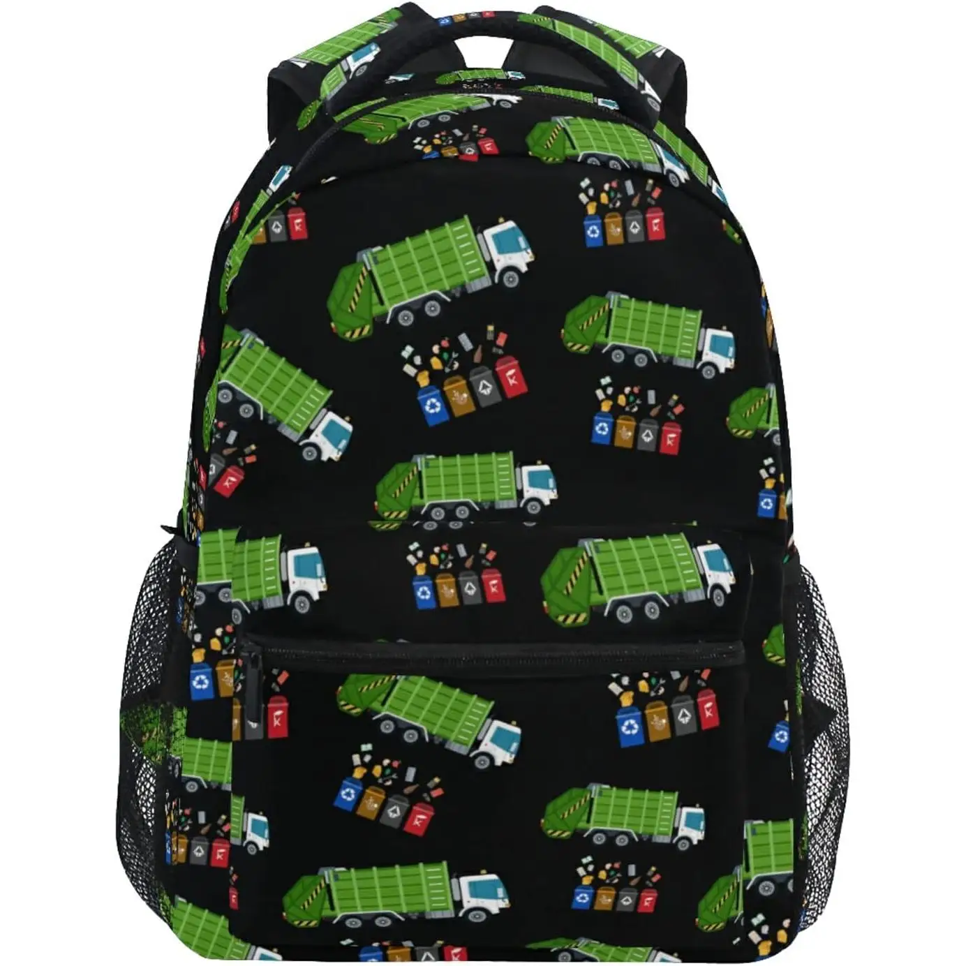 

Детский рюкзак для переработки мусоровоз, детские рюкзаки ​ Сумки для начальной школы для малышей, сумка для книг для дошкольников, дорожная сумка